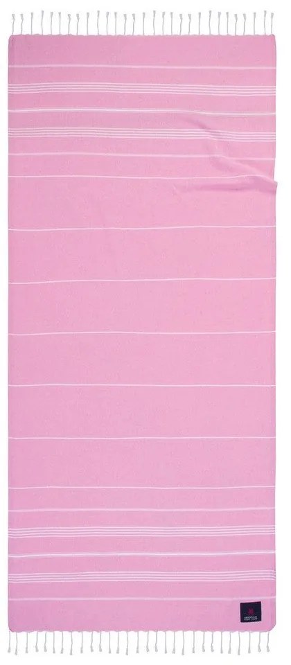 Πετσέτα Θαλάσσης - Παρεό 3810 Pink Greenwich Polo Club Θαλάσσης 80x180cm 100% Βαμβάκι