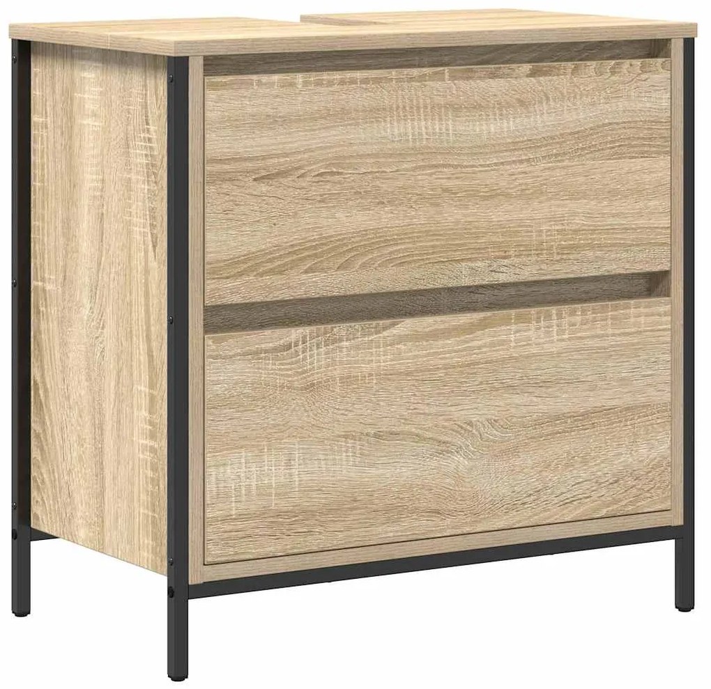 vidaXL Σετ Επίπλων Μπάνιου με ράφι 5 pcs Μπεζ 76.5 x 35 x 95 εκ