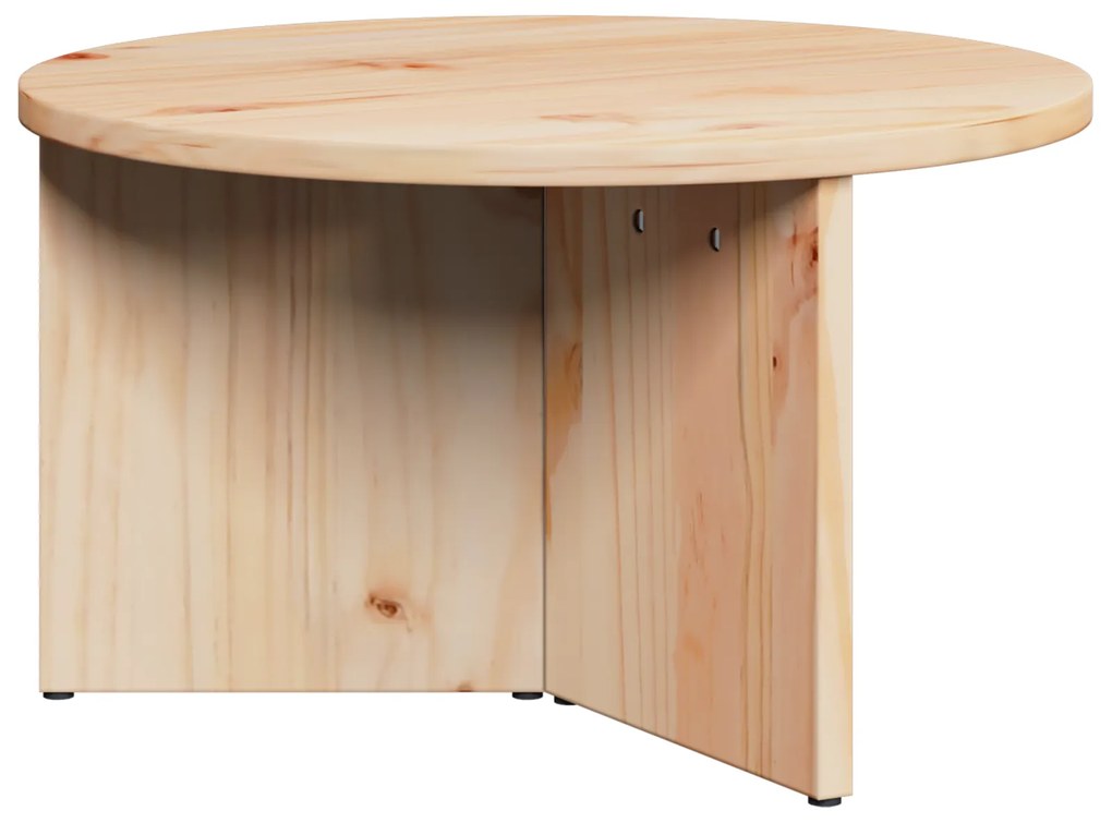 vidaXL Σετ Τραπεζιού Για Καφέ 2 pcs Φυσικό 49 x 49 x 28 εκ