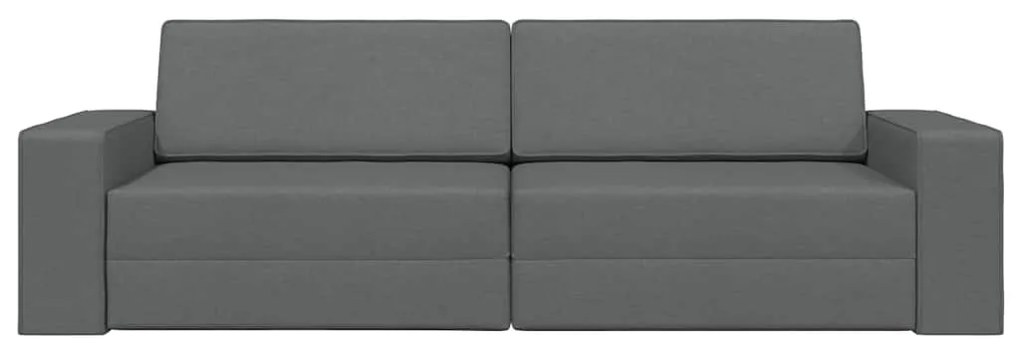vidaXL Καναπέ-Κρεβάτι Σκούρο Γκρι 245 x 78 x 77 εκ. ύφασμα