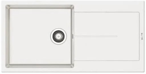 Νεροχύτης Pyramis Ithaka 1B 1D Plus-Snow-100 x 50 εκ.