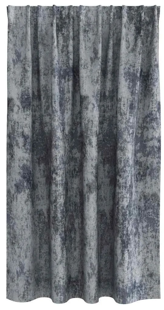 vidaXL Κουρτίνα με κουρτίνες 2 pcs Ασημί γκρι 140 x 140 cm Βελούδο