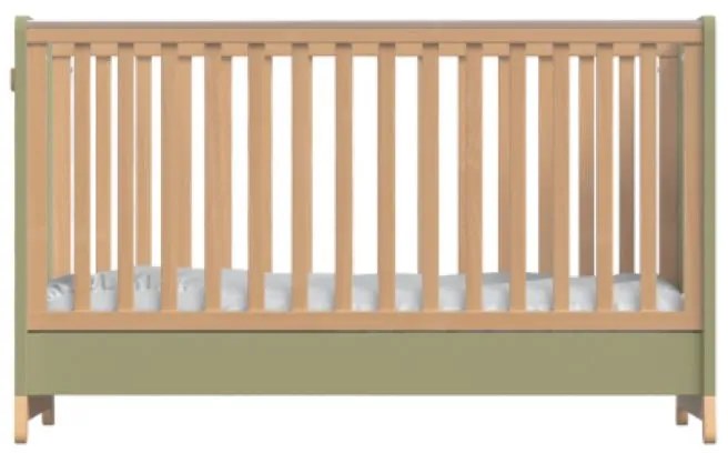 Casababy Palmer Olive Βρεφικό Κρεβάτι Μετατρεπόμενο Σε Προεφηβικό