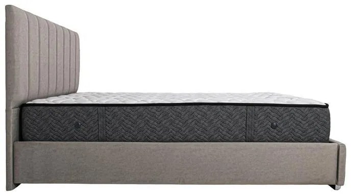 Επενδυμένο Κρεβάτι Udine Fylliana Μπέζ Διπλό 160x200 εκ. 167x214x115 εκ.