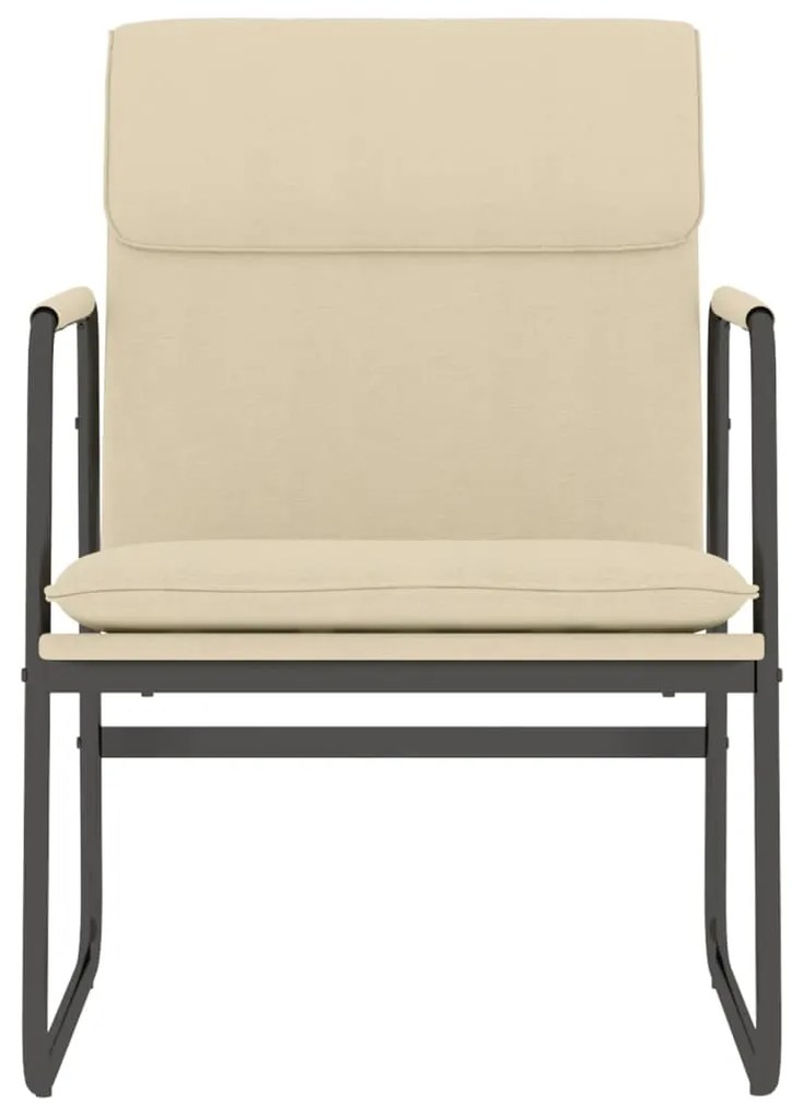 vidaXL Πολυθρόνα Κρεμ 55x64x80 εκ. Υφασμάτινη