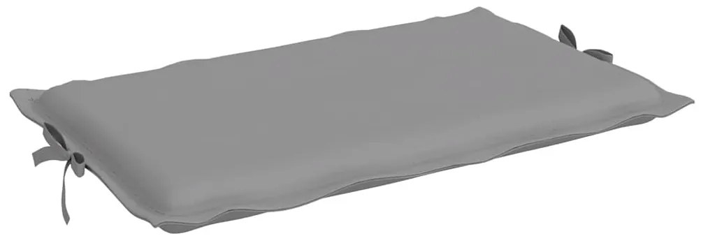 vidaXL Μαξιλάρι Ξαπλώστρας Γκρι 186x58x4 εκ. από Ύφασμα Oxford