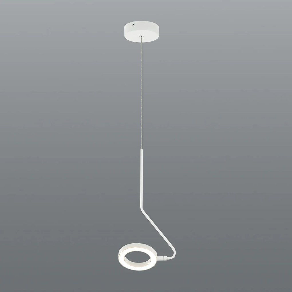 Φωτιστικό Οροφής Μονόφωτο LED Dimmable Zambelis 22044 White Matt