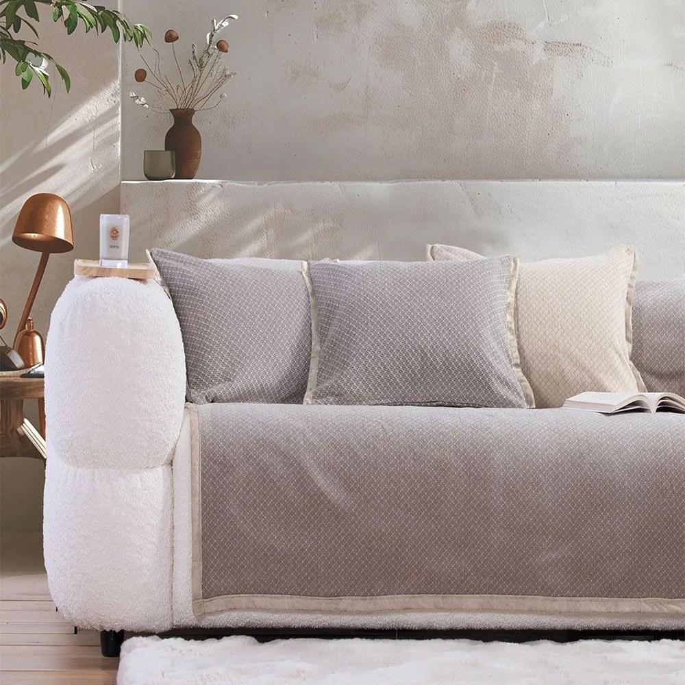 Ριχτάρι Brand Stone Nef-Nef Homeware Τριθέσιο 170x300cm Acrylic, Polyester