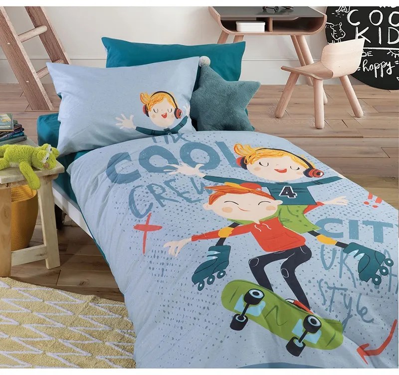 Σετ Παπλωματοθήκη Παιδική 170x260 City Scaters 5205495534145
