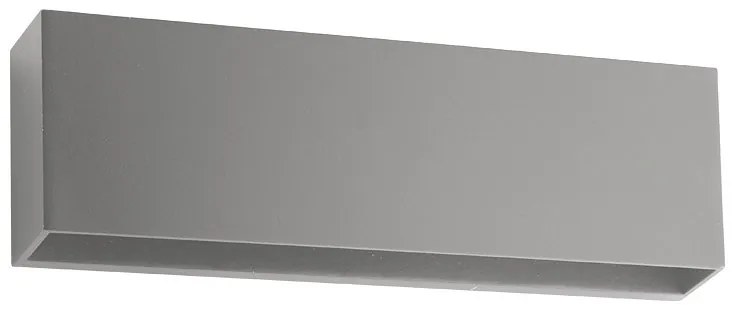 Adeleq Led Φωτιστικό PC Ορθογώνιο Μονής Κατεύθυνσης 6W 3000Κ Ip65 Γκρι 9-9616