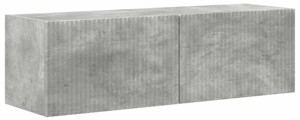 vidaXL Ντουλάπι Τηλεόρασης Τοίχου 2 pcs Σκυρόδεμα 60 x 31 x 29.5 εκ