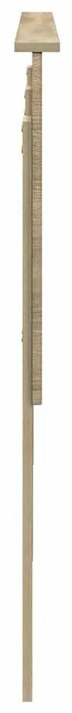 vidaXL Κεφαλάρι με κεφαλάρι Δρύς Sonoma 150 cm Επεξεργασμένο ξύλο