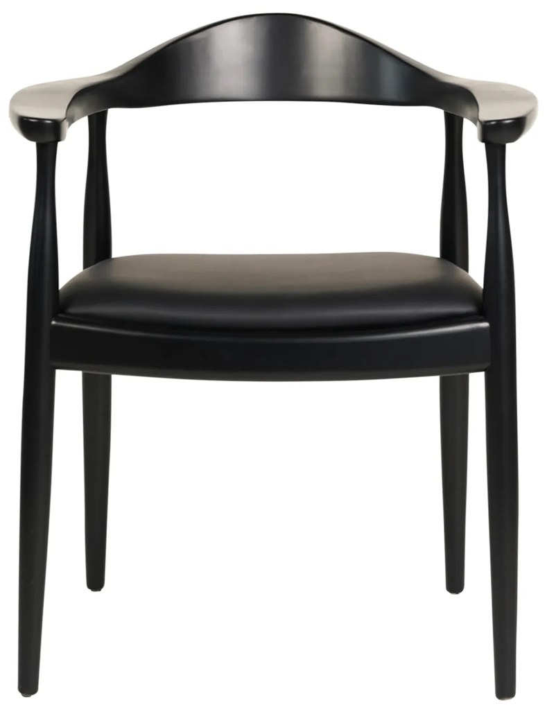 ΠΟΛΥΘΡΟΝΑ ΤΡΑΠΕΖΑΡΙΑΣ ADOR HM9948.02 RUBBERWOOD ΚΑΙ PU-ΜΑΥΡΟ 62x54x76,5Υεκ