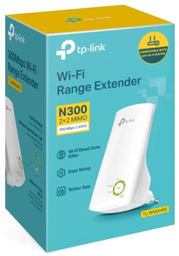 TP-LINK Range Extender WA854RE N300 V4 (TL-WA854RE)