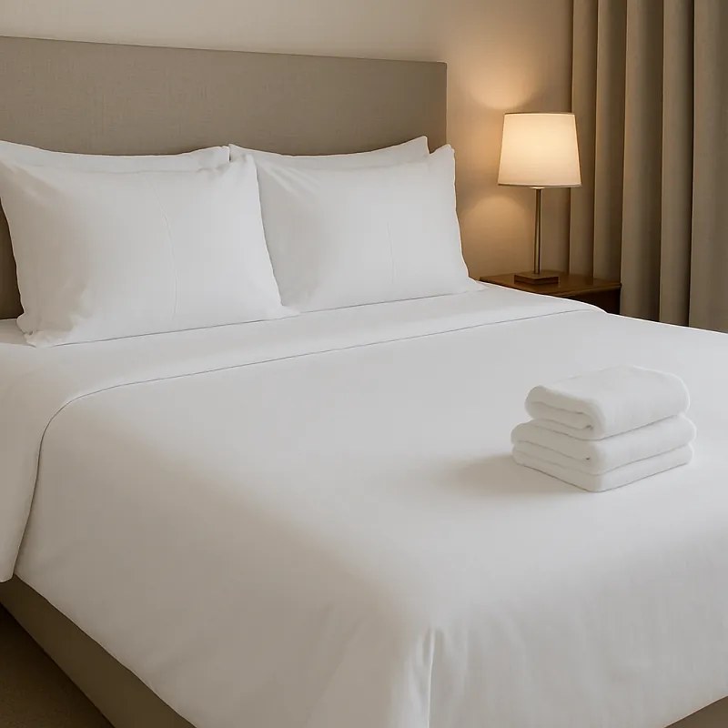 Παπλωματοθήκη 165x245εκ. Polycotton 70% Βαμβάκι-30% Polyester 180TC Λευκή 242420003275