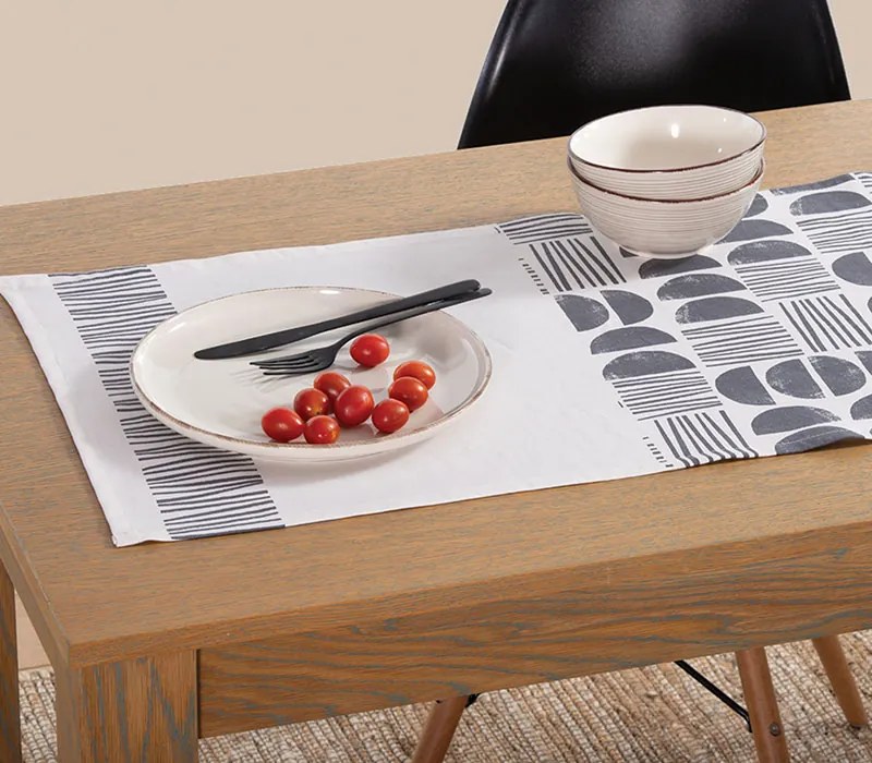 Τραβέρσα Xavier Natural/Black 45x140 Nef-Nef Homeware