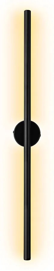 Απλίκα Τοίχου LED Heronia Line Black 01-0425