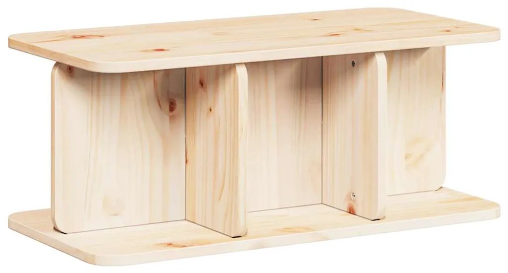 vidaXL Τραπεζάκι σαλονιού Φυσικό 80 x 39,5 x 33,5 εκ Μασίφ ξύλο πεύκου