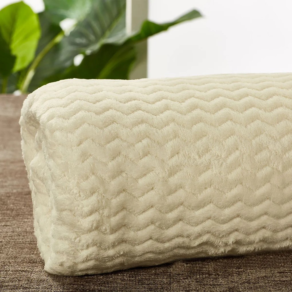 Κουβέρτα Fleece Μονή (160x220) Whitegg Pop Corn AW2023 Ιβουάρ