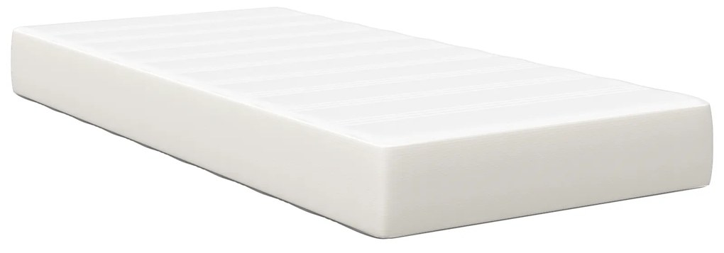vidaXL Στρώμα Με Τσέπες Κρέμα 90x200x20 εκ