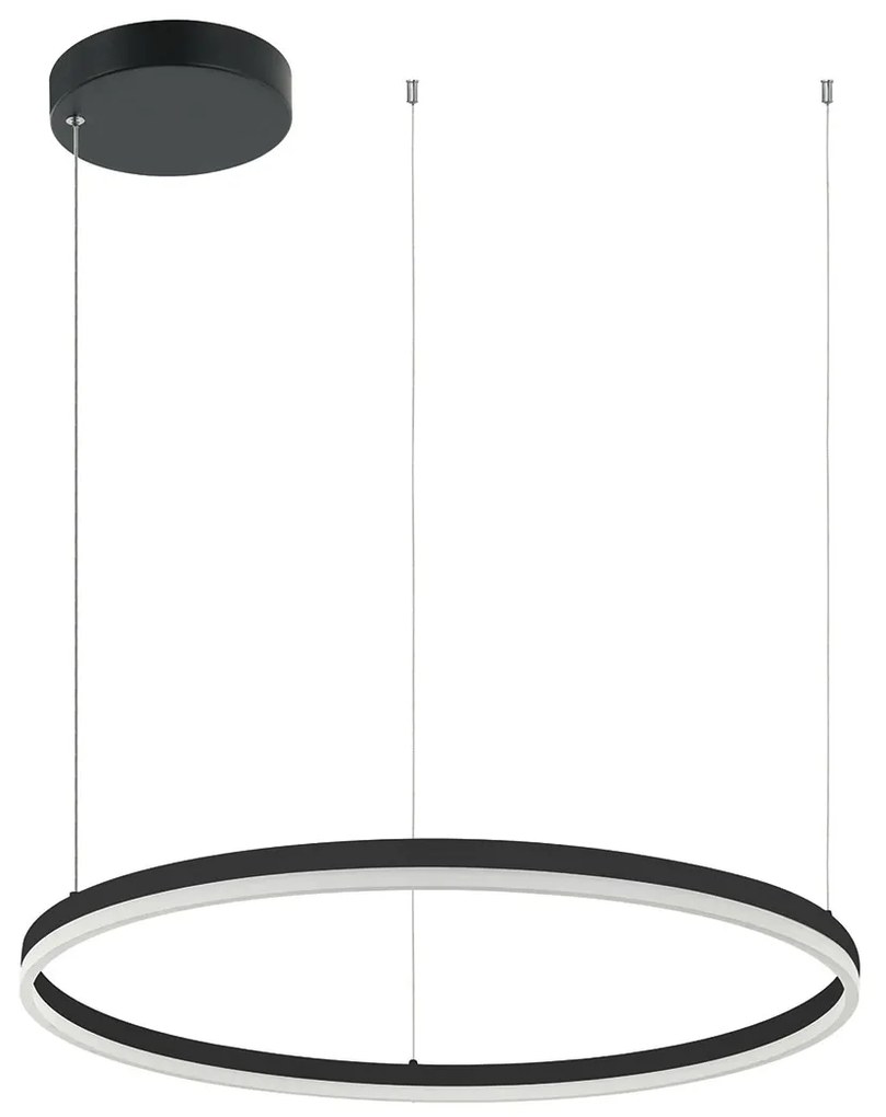 Φωτιστικό Οροφής LED Dimmable Zambelis 20262 Black Matt