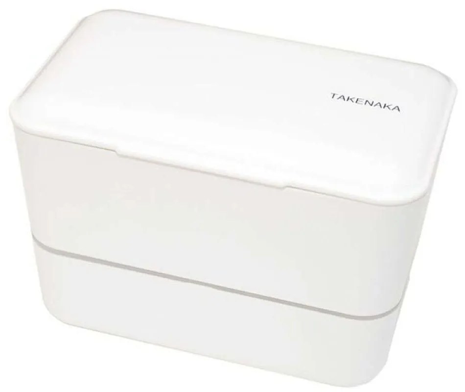 Δοχείο Φαγητού Bento Bite Box Dual LBTTN12-1402-05 17,2x10,9x10,6cm 1150ml White Takenaka Polyethylene