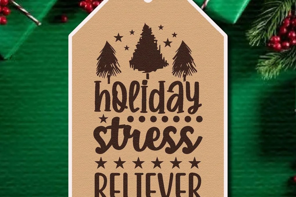 Σετ των 3 Intra απο ξύλο plywood 3mm-4mm πάχος Χριστουγεννιάτικο δώρο ετικέτας Δίασταση 5x10 cm INTRAFABR-41478117