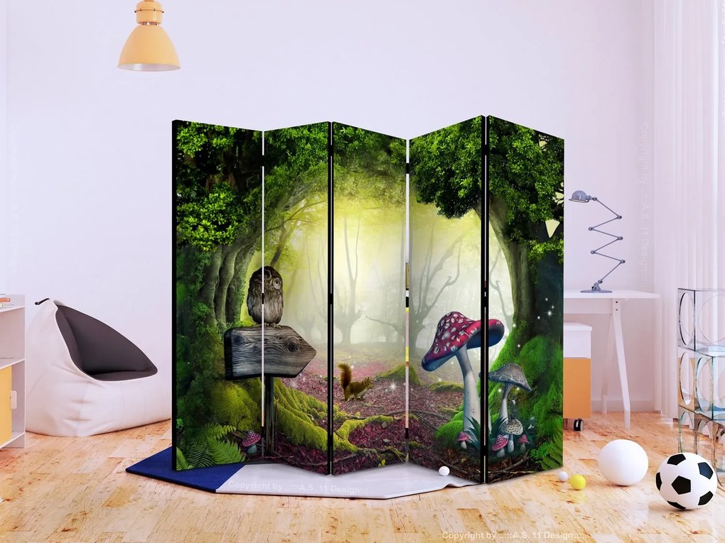 Διαχωριστικό με 5 τμήματα - Owlish Corner II [Room Dividers] 225x172