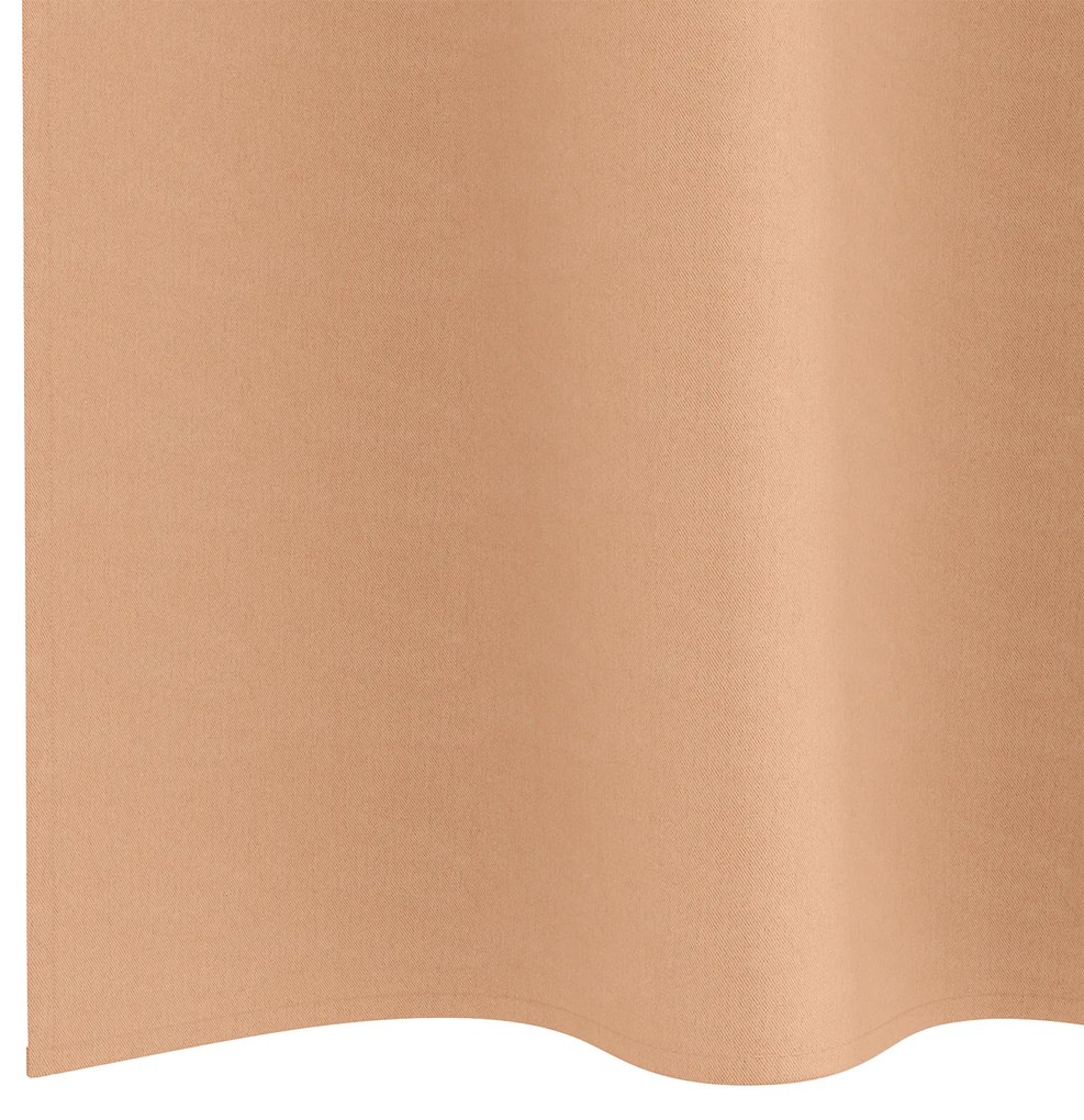 vidaXL Κουρτίνες 2 pcs Ανοιχτό καφέ 140 x 140 cm Πολυεστέρας