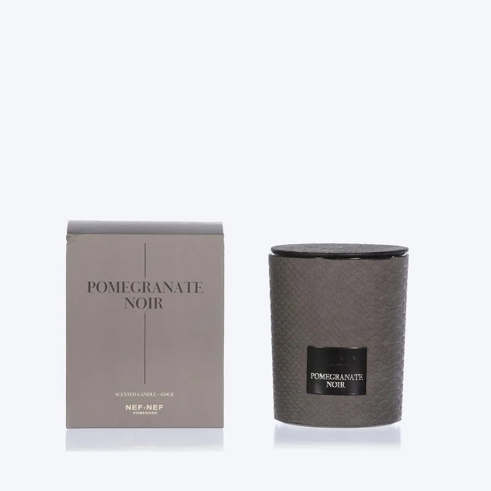 Αρωματικό Κερί Pomegranate Noir 450gr Grey Nef-Nef Homeware
