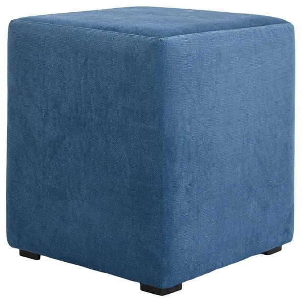 Σκαμπό Boxy Fylliana Τετράγωνο Μπλέ 35x35x41εκ. 35x35x41 εκ.