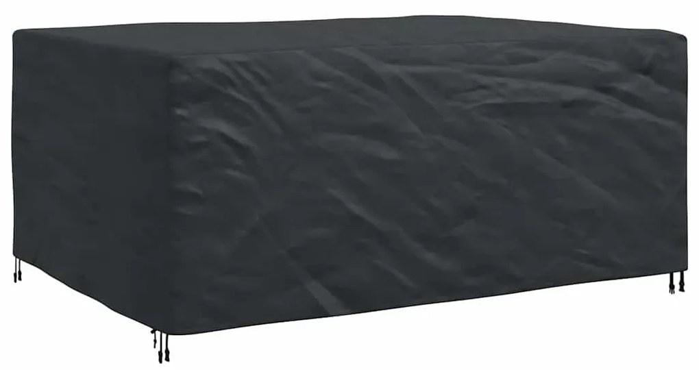 vidaXL Κάλυμμα επίπλων Μονόχρωμο Μαύρο 240 x 160 x 100 εκ. 600D