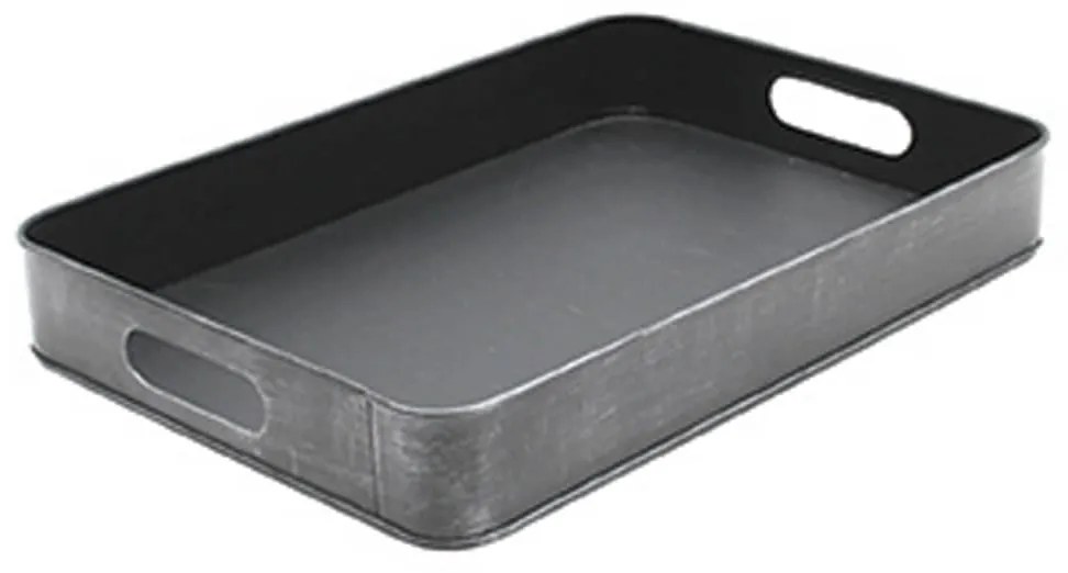 LABEL51 Δίσκος σερβιρίσματος Αντικέ Γκρι 39 x 28 x 6 εκ. S