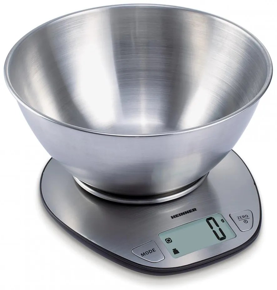 HEINNER HKS-5SS Ψηφιακή Ζυγαριά Κουζίνας 1gr/5kg Inox