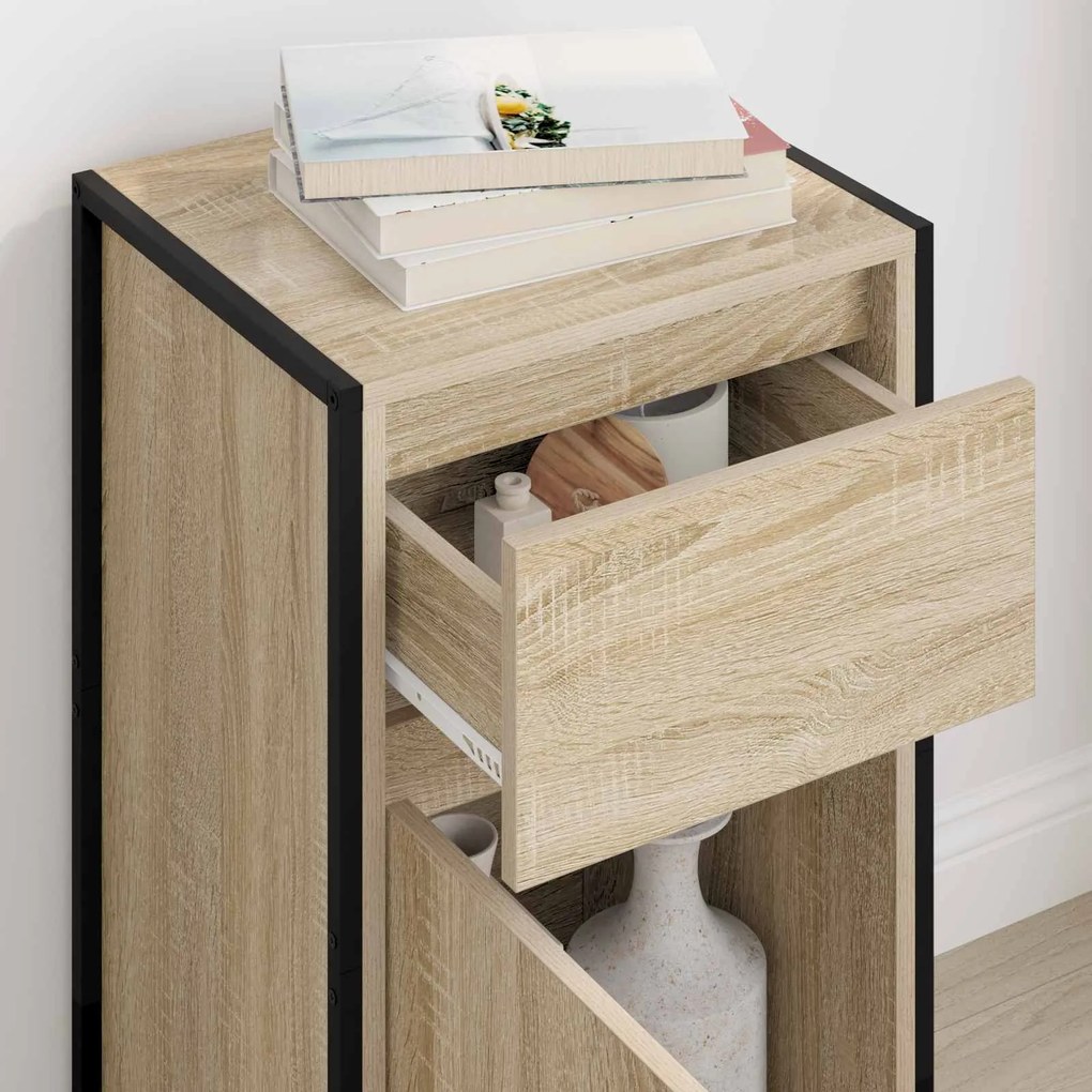 vidaXL Πλαϊνό γραφείο Σονόμα 81 x 36 x 150.5 εκ. Επεξεργασμένο ξύλο