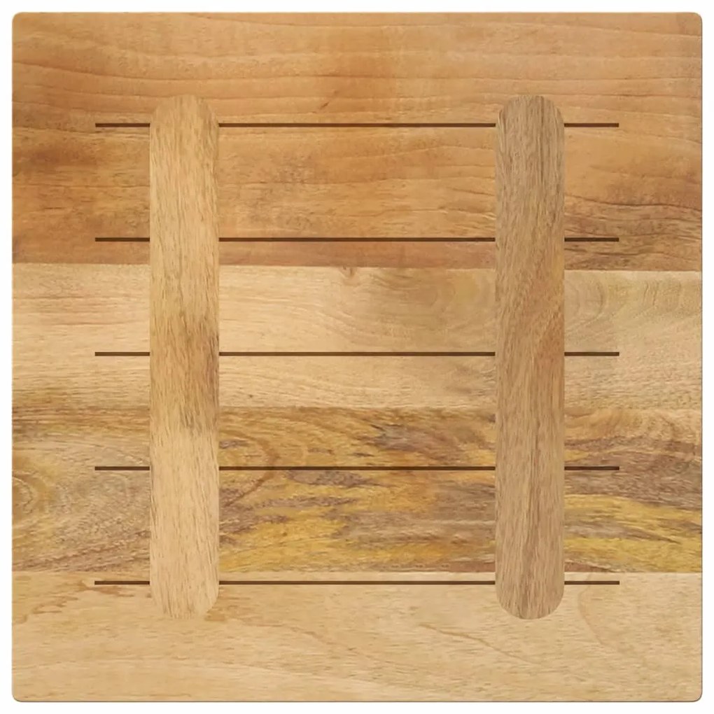 vidaXL Επιφάνεια Τραπεζιού Τετράγωνη 60x60x2,5 εκ. Μασίφ Ξύλο Μάνγκο