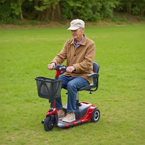 VEVOR 3-Wheel Electric Mobility Scooter for Adult &amp; Seniors, Foldable Mobility Scooter with 20KM Long Range, All Terrain Travel Wheelchair with Anti-slip Wheels, 9° Climbing Capacity &amp; 120kg Loading