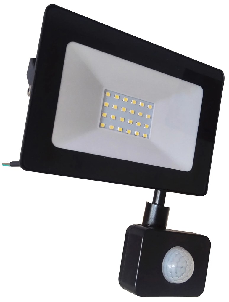 Προβολέας LED 30W with sensor SMD 6400K Slim EVIVAK 100016