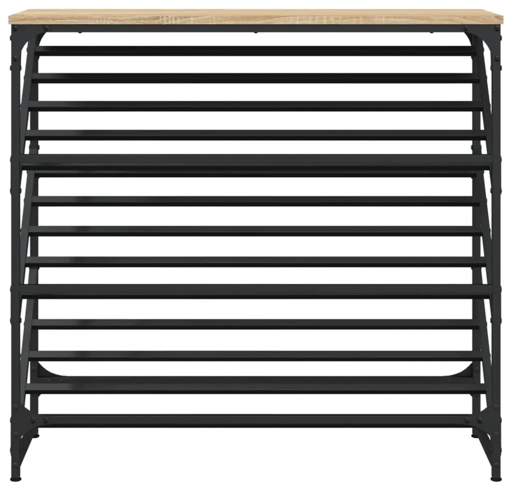 vidaXL Παπουτσοθήκη Sonoma Δρυς 90x30x85 εκ. Επεξεργασμένο Ξύλο