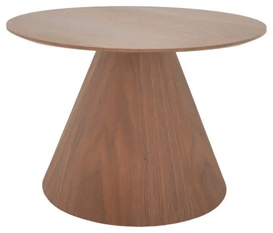 Tραπέζια σαλονιού Donda mdf σετ 2τεμ. καρυδί 80x80x40 εκ.