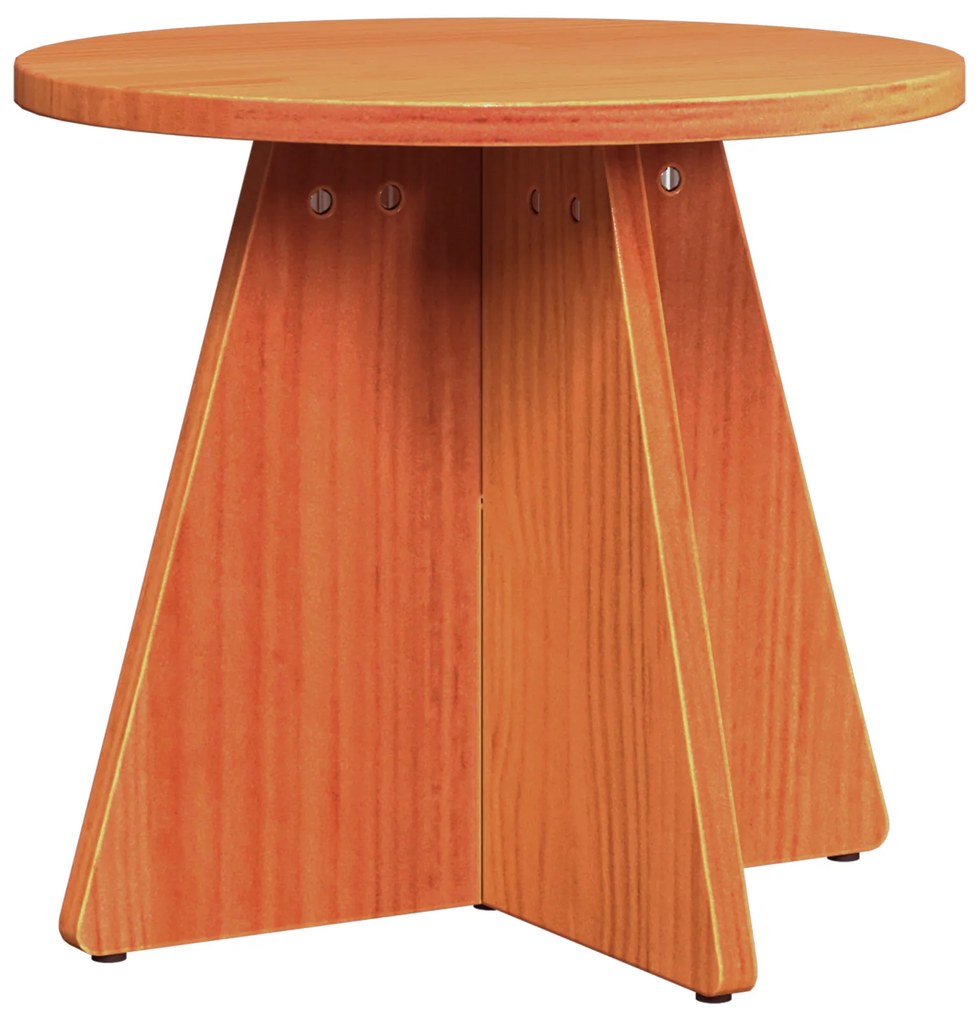 vidaXL Τραπεζάκι σαλονιού 3 pcs Καφέ κεριού 49 x 49 x 30 εκ.