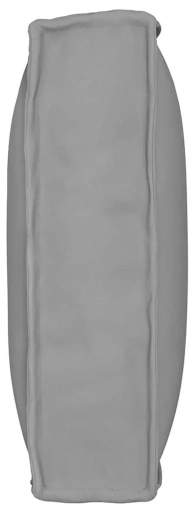 vidaXL Μαξιλάρι παλέτας για πλάτη Γκρι 80 x 40 x 12 cm Ύφασμα Oxford