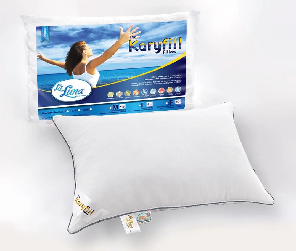 Μαξιλάρι Ύπνου The New Karyfill 45x65 Firm - La Luna