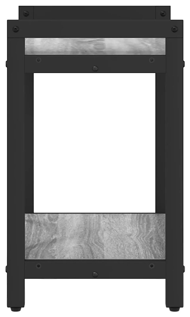 vidaXL Βιβλιοθήκη Γκρι sonoma 40 x 30 x 48.5 εκ Επεξεργασμένο ξύλο