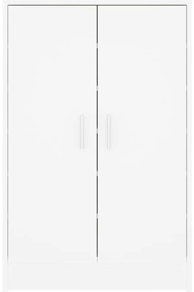 vidaXL Παπουτσοθήκη Λευκή 60 x 35 x 92 εκ. από Επεξ. Ξύλο