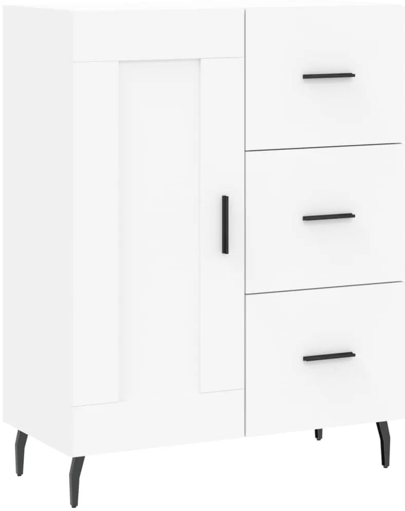 vidaXL Ντουλάπι Λευκό 69,5 x 34 x 90 εκ. από Επεξεργασμένο Ξύλο
