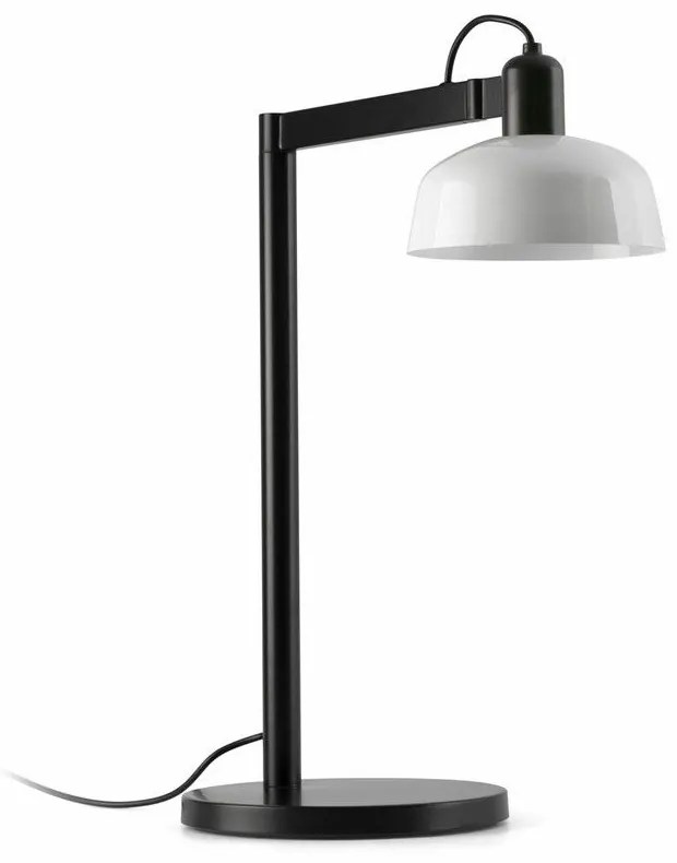 Φωτιστικό Γραφείου Tatawin Metal 20337-140 1xE27 45,4x57,5cm Black-White Faro Barcelona