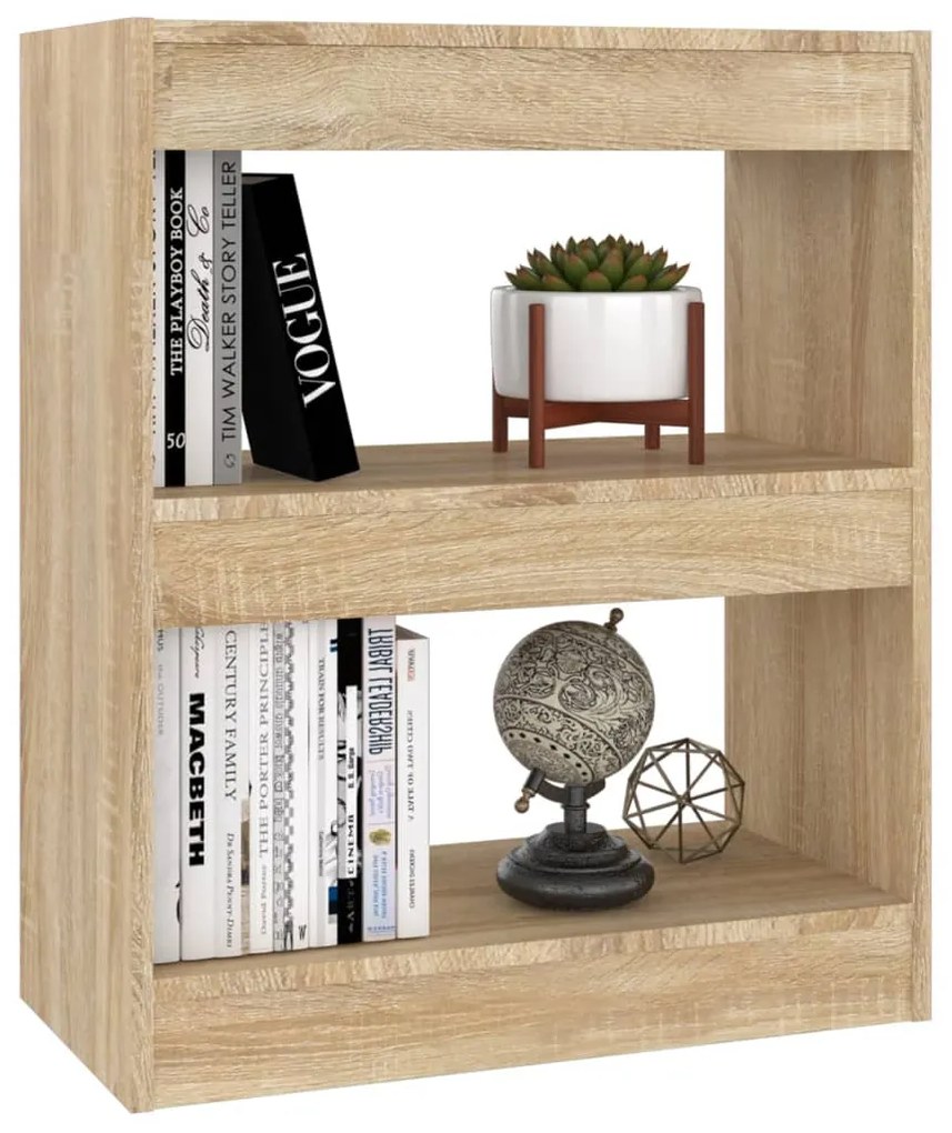 vidaXL Βιβλιοθήκη/Διαχωριστικό Χώρου Sonoma Δρυς 60 x 30 x 72 εκ.