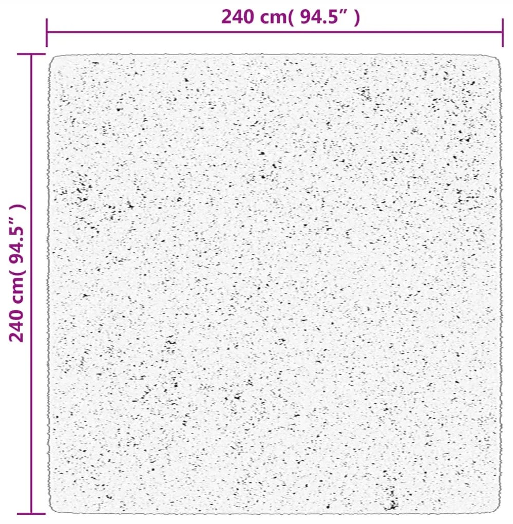 ΧΑΛΙ OVIEDO ΜΕ ΚΟΝΤΟ ΠΕΛΟΣ ΤΙΡΚΟΥΑΖ 240 X 240 ΕΚ. 375606