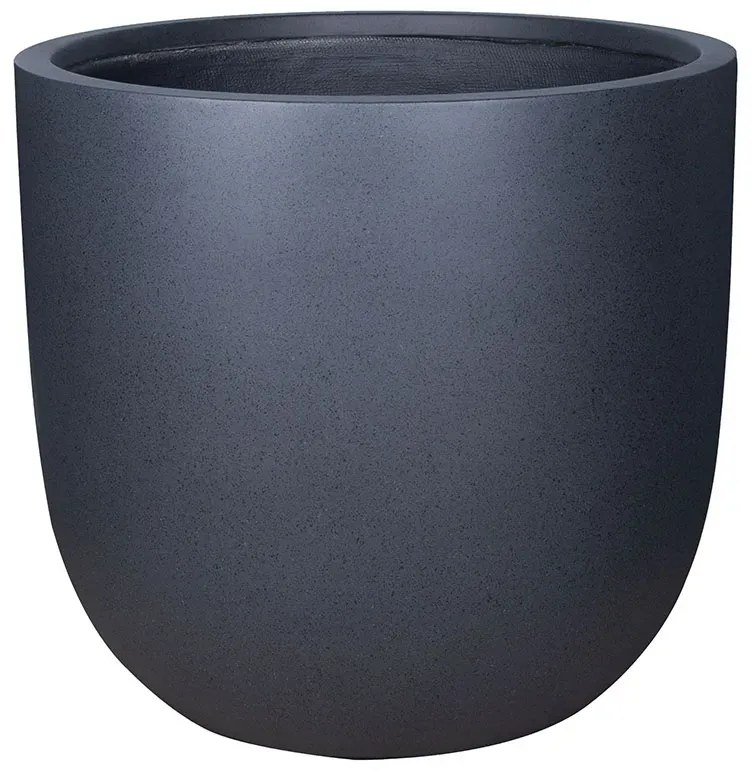 MarHome ΚΑΣΠΩ FIBERCLAY 6XLARGE ΜΑΥΡΟ ΣΤΡΟΓΓΥΛΟ - Φ110.5x110.5cm  06-94797-6XL